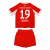 Bayern Munich Alphonso Davies #19 Hemmakläder Barn 2025-26 Kortärmad (+ Korta byxor)